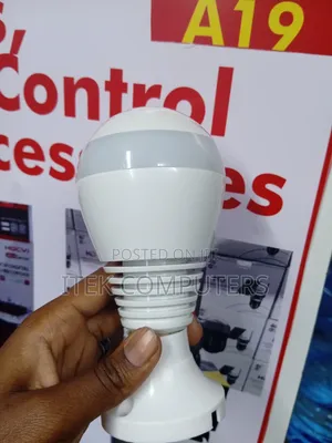 V380 Pro WiFi Bulb Camera for 360° Home Monitoring