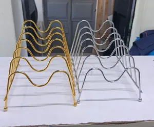 Plate Stand (Gold and Silver)