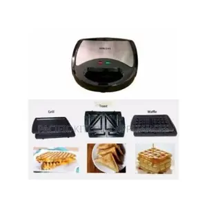 Sokany 3-in-1 Sandwich Grill & Waffle Maker