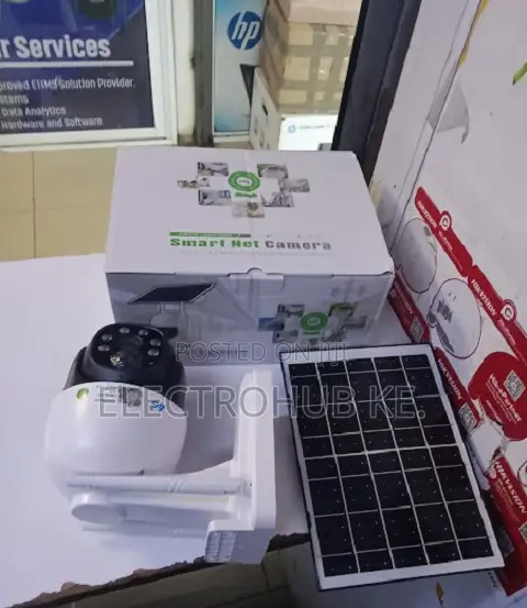 Kamera ya CCTV ya Solar 4G ya V380 Pro Lens Moja - 1