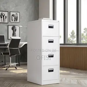 Heavy-Duty 4-Drawer Metal Filing Cabinet