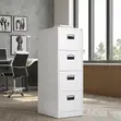 Heavy-Duty 4-Drawer Metal Filing Cabinet - 1