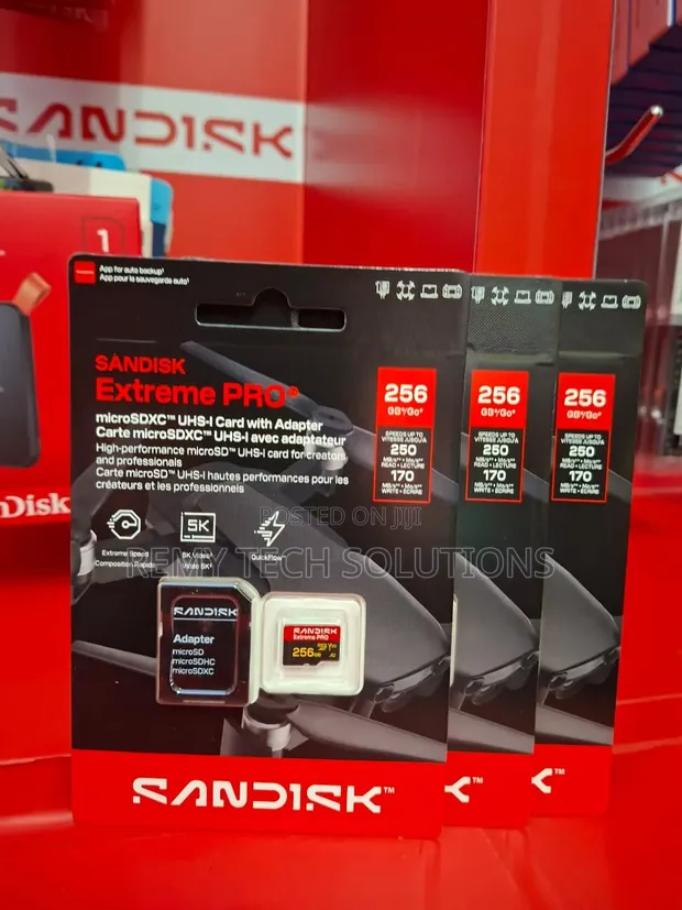 Kadi ya SanDisk Extreme Pro 256GB microSDXC - 1