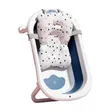 Foldable Baby Bathtub with Bath Sponge - 2
