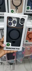 Black MagSafe Case with Ring Stand for iPhone 13 Pro - 1