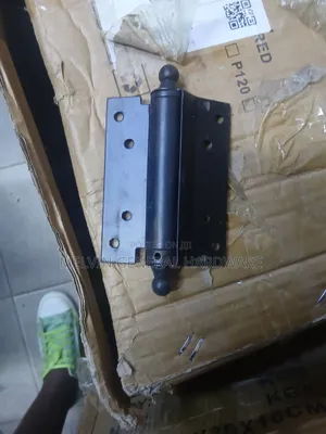 Ring Brand 4" Single Spring Hinges (Chuma Nyeusi)