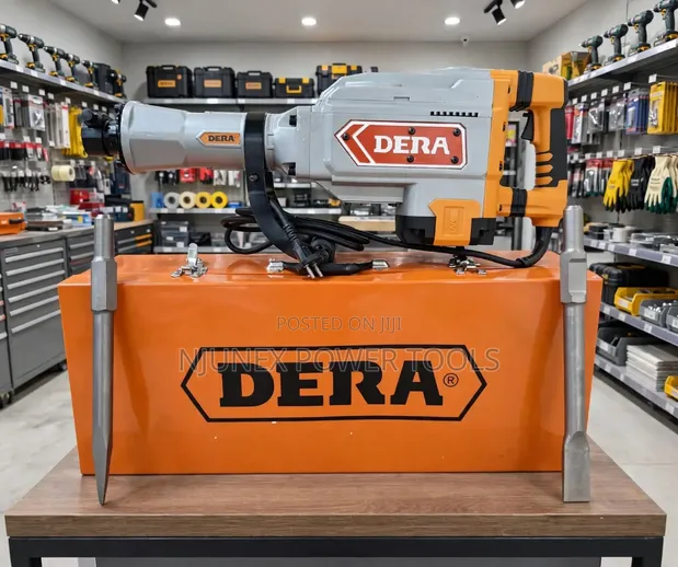 Dera Heavy-Duty Electric Demolition Hammer 1800W - 1