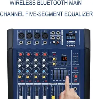 Omax PMX402DU Mixer ya Channel 4 yenye Amplifier