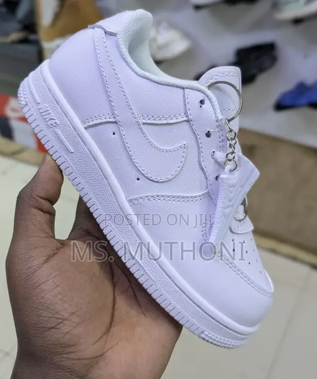 Children's Nike Air Force 1 Sneakers - White - 1