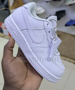 Viatu vya Watoto vya Nike Air Force 1 - Nyeupe