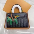 Ladies Hermes Handbag - Multicolor - 1