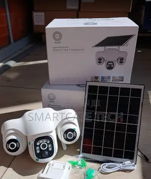 Kamera ya CCTV ya V380 Pro yenye Lensi Tatu za Solar PTZ