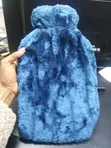 Reusable Hot Water Bottle with Cozy Cover - 1
