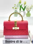 Cute Multicolor Genuine Leather Sling Bag - 3