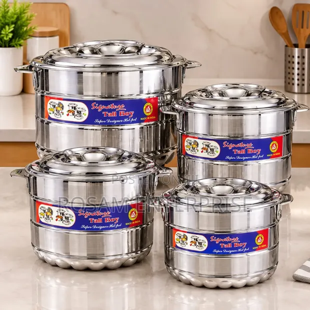 4-Piece Signature Tall Boy Hotpot Set - 1