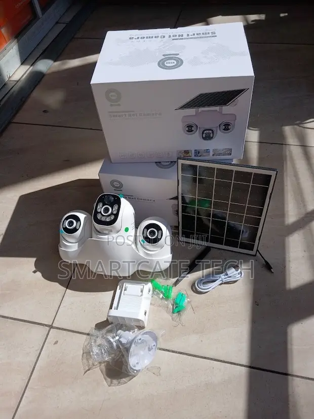 Kamera ya Usalama ya Solar WiFi PTZ ya Nje ya Lensi 3 V380 Pro - 1