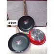 Wove Stone Non-Stick Fry Pan 24cm Nyekundu - 2