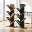 7-Tier Modern Tree Bookshelf - 1