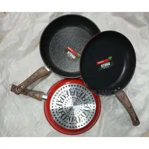 Wove Stone Non-Stick Fry Pan Nyekundu 26cm