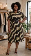 Ladies' Cotton/Polycotton Maxi Dresses - Brand New - 3