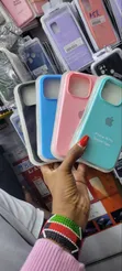 Kifaa cha Simu cha iPhone 16 Pro cha Silikoni Asili Kisichofifia - 2