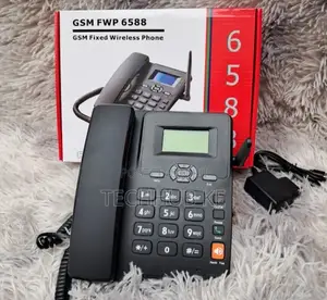 Simu ya Mezani yenye Caller ID na Speaker, inaweza kuwekwa ukutani
