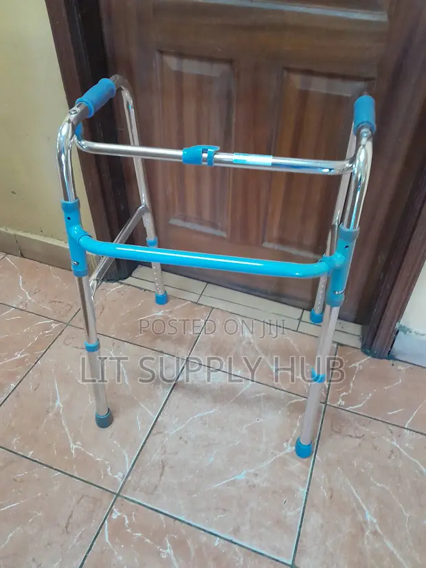 Adult Aluminum Folding Walker - 1