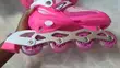 Pink Adjustable Inline Skates Size 39-42 + Gear - 4