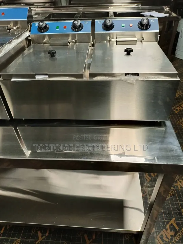 Double Deep Fryer ya Biashara (10+10 Litres) - 1