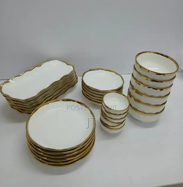 30 Pcs High Quality Ceramic Dinner Set - 1