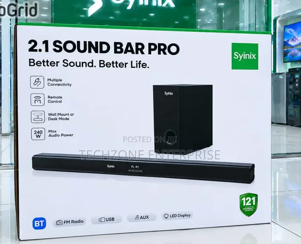 Syinix Soundbar SYN-Q120 - Watts 240 - 1