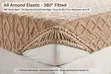 Jacquard Sherpa Fleece Blanket na Pedi 2 za Mto (6x7) - 5