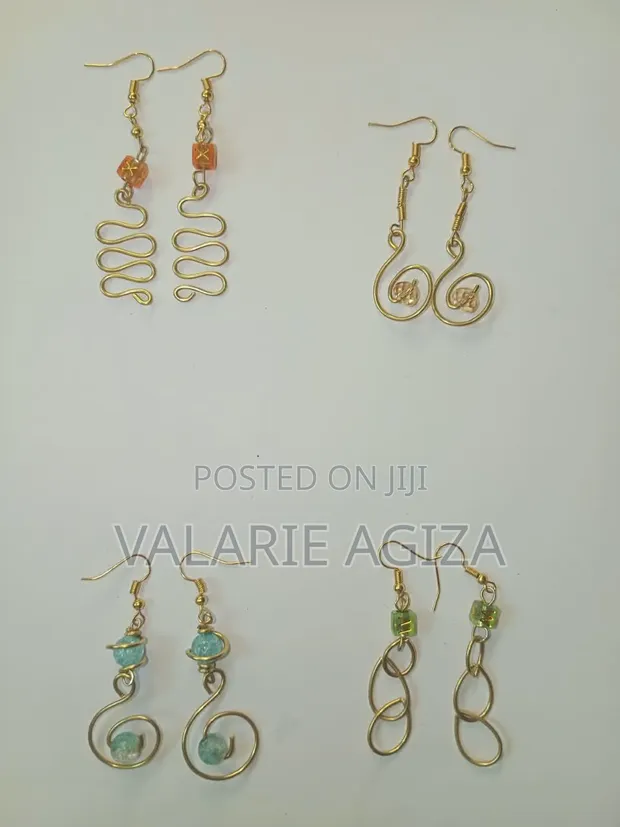 Brass Earrings - Handmade - 1