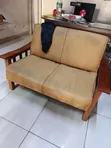 Sofa ya Viti 2 na Kiti Kinachoweza Kuondolewa - Matumizi Ndani/Balcony - 2