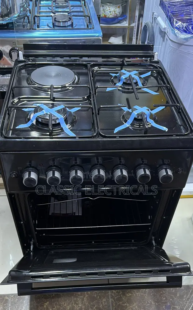 Brand New Roch 60x60 3+1 Standing Cooker with Electric Oven - 1