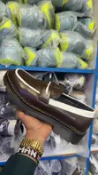 Viatu vya Dr. Martens vya Rangi Mbili vya Penny Loafers - 1
