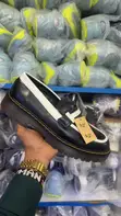 Viatu vya Dr. Martens vya Rangi Mbili vya Penny Loafers - 3
