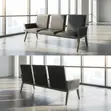 3-Seater Comfy Waiting Chair - Brown - 3