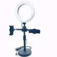 6-inch LED Selfie Ring Light with Stand & Dual Phone Holder - 2