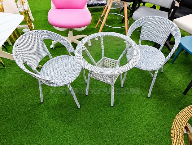 Rattan Outdoor Dining Set - 2 Seater - 1