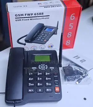 Simu ya 2G Fixed Wireless ETS-6588 GSM Dual SIM na SMS