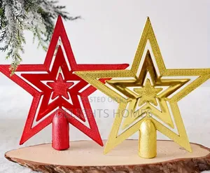 Christmas Tree Star Topper - Hollow Five-Pointed