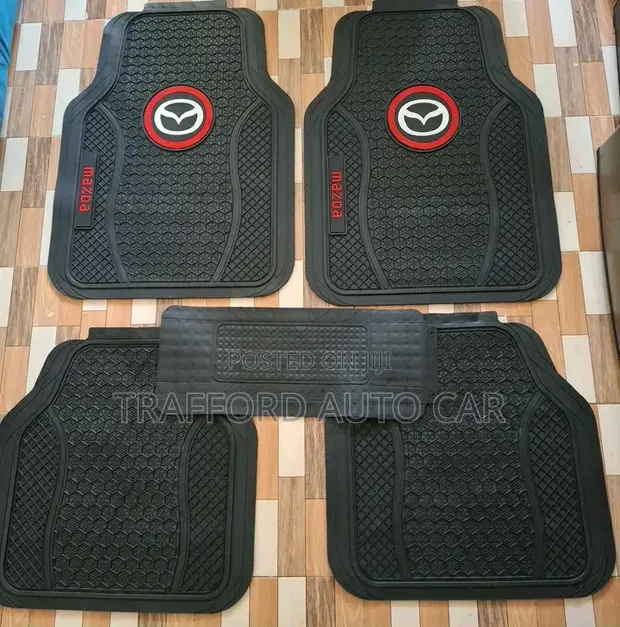 Mazda 5-Piece Rubber Floor Mats - Mpya Kabisa - 1