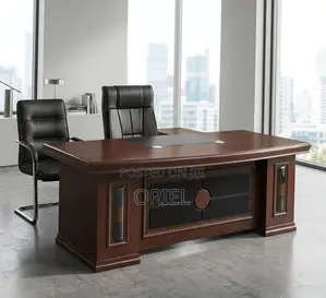 Executive 1800mm Wooden Mahogany Desk