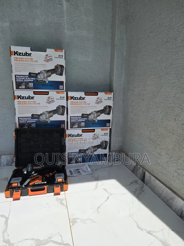Kzubr Cordless Brushless Angle Grinder - 1