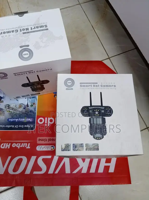 Smart V380 Dual Lens Camera kwa Nyumba/Ofisi - 1