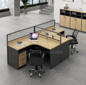 Kazi ya Kituo cha Modular chenye Curve kwa Watu 2