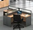 Kazi ya Kituo cha Modular chenye Curve kwa Watu 2 - 2