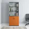 Wooden Office Filing Cabinet - 2 Door - 3