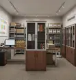 Wooden Office Filing Cabinet - 2 Door - 4